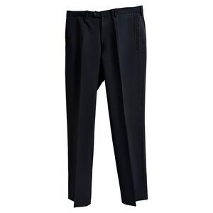 Prada Straight-Leg Trousers in Black Polyester